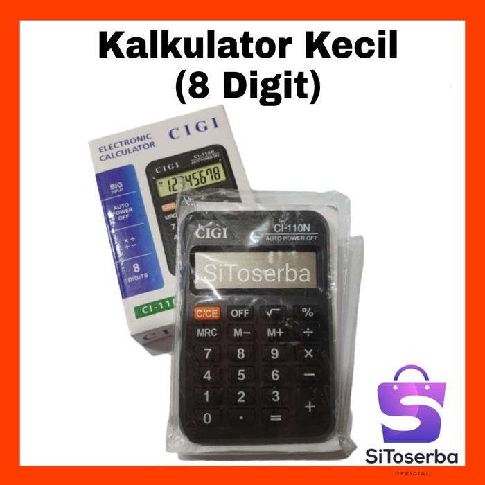 

KALKULATOR 8 DIGIT CIGI - KALKULATOR SAKU MINI - MESIN HITUNG MURAH