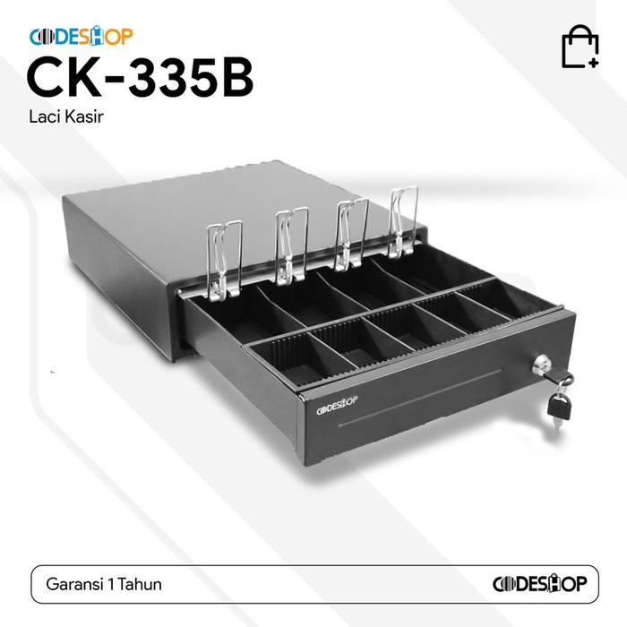 

Cashdrawer Codeshop CK-335B RJ11 Laci Uang Kasir Cash Drawer