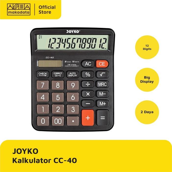 

CALCULATOR / KALKULATOR JOYKO CC-40 MURAH
