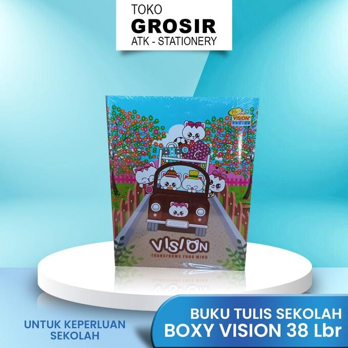 

Buku Tulis Vision 38 Lembar 1 Pack isi 10 Buku