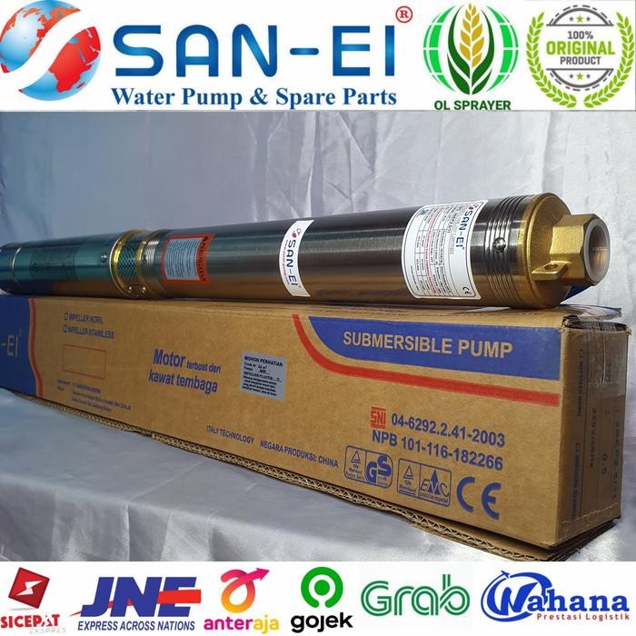 Paling Baik Pompa Air Satelit San-Ei 3 Inch 1 Hp Satelit 1 Hp (Plus Kabel 60M)