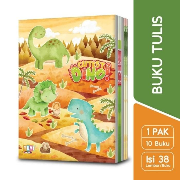 

Yuvi My Book Buku Tulis 38 Lembar - 1 pak Isi 10 pcs