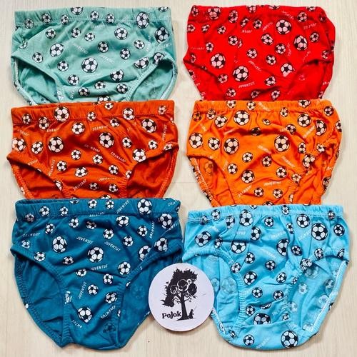 (6pc) CD Anak Laki Laki motif Bola dan Loreng2 Dalaman anak laki laki corak Fashion