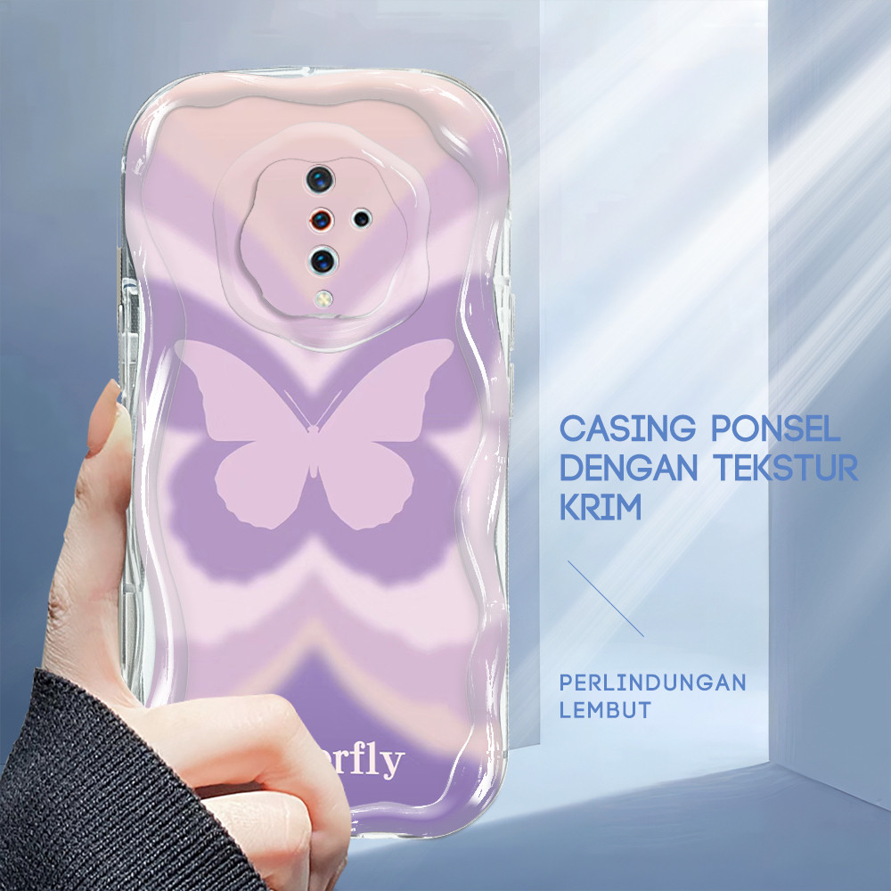 Casing Kupu-Kupu Untuk For VIVO S1 Pro Case Softcase Kesing 3663