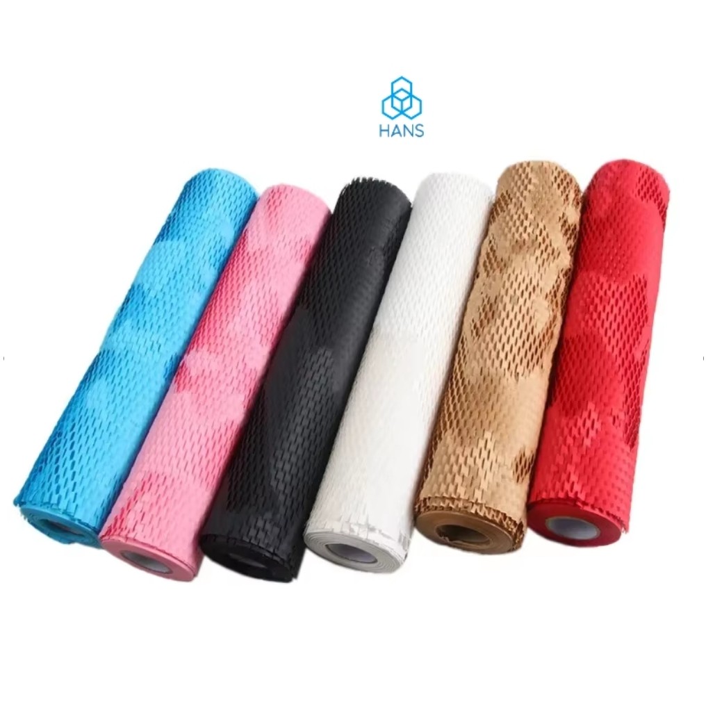 

Hans 30cmx3m honeycomb paper for Cushioning, Crash Protection, transport packaging, gift packaging