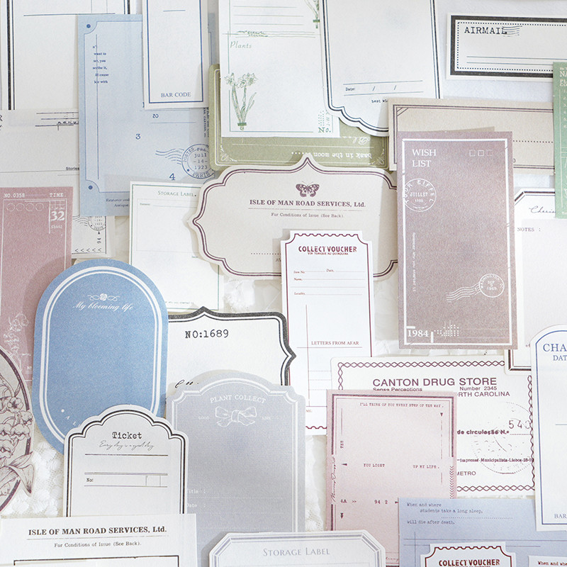 

Journal GO 30pcs/lot Embrace The Summer Vintage Simple Border Memo Pad Material Paper Creative DIY