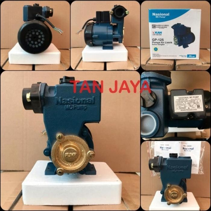 Bagus Pompa Air Semi Jet Pump Gp 125 / 123 - National/Sanyo/Dabavon/Shimizu