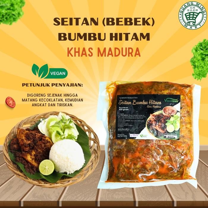 

Seitan Bumbu Hitam Khas Madura Vegan / Bebek Vegetarian Lohaslife