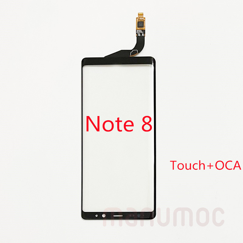 Glass With Touch OCA Digitizer For Samsung Galaxy Note 8 Phone LCD Screen Repair