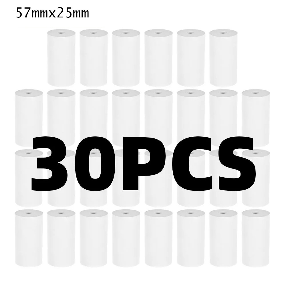 

5/10/15/20 57*25mm Thermal Paper White Children Camera Instant Print Kids Camera Printing Paper