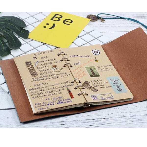 

Termasuk Isi Kertas Refill 80 Lembar Binder A6 Vintage Retro Time Estetik Trifold Binder Lipat Diy