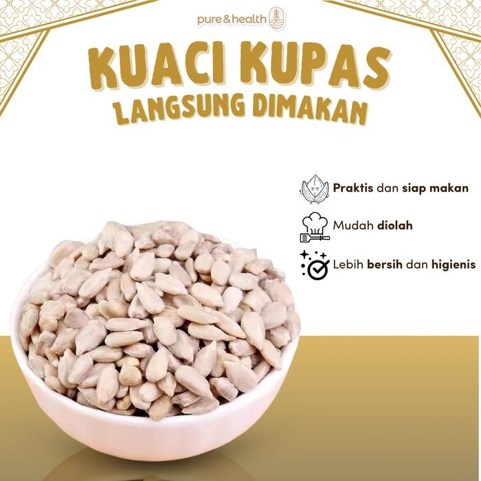

Kuaci Kupas 1 Kg - Sunflower Seed Praktis bisa Langsung Dimakan