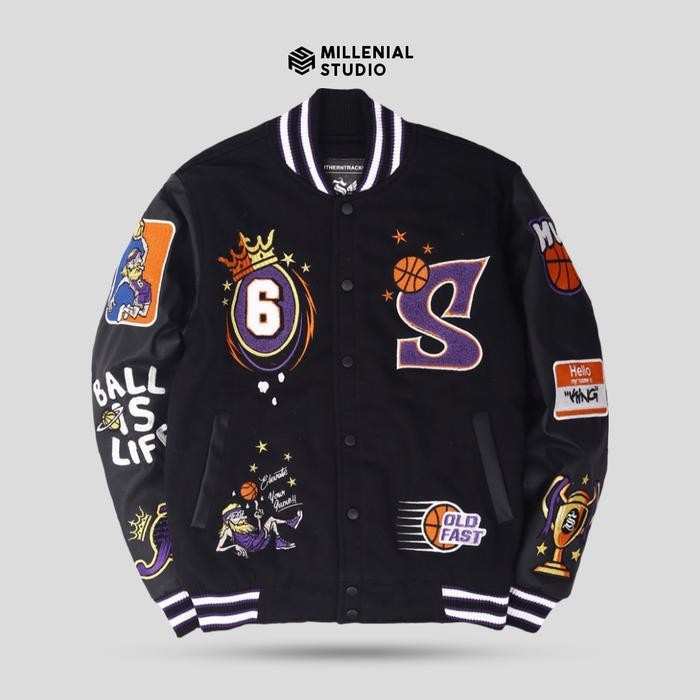 Varsity Jacket King Slamdunk Bordir Jaket Varsity Basketball