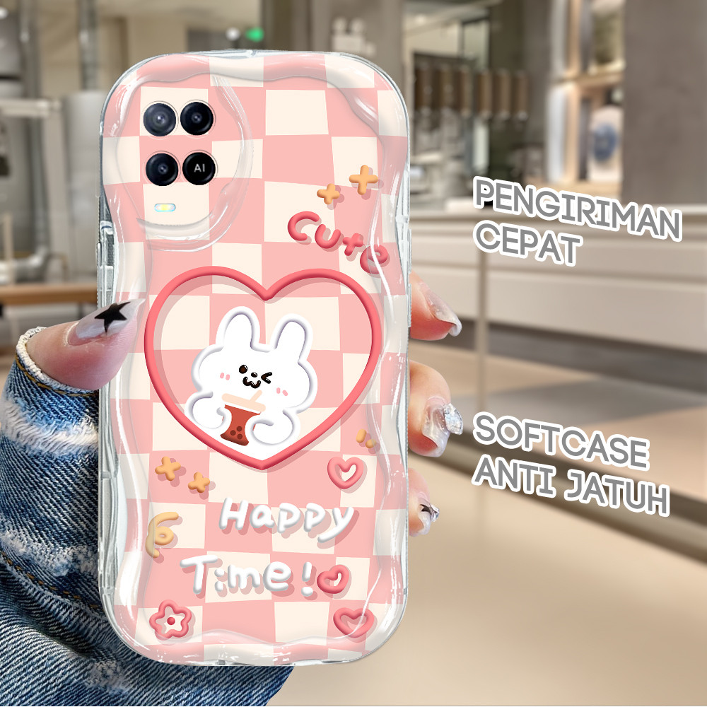 Casing Kelinci Kecil Untuk For OPPO A54 2021 4G Case Softcase Kesing 3756