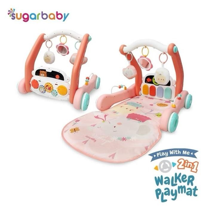 Sugar Baby 2in1 Walker Playmat Mainan Baby Walker Playmat Bayi