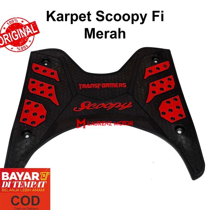 Karpet Honda Scoopy 2015 2016 2017 2018 Bordes Pijakan Kaki Alas Kaki Variasi Motor