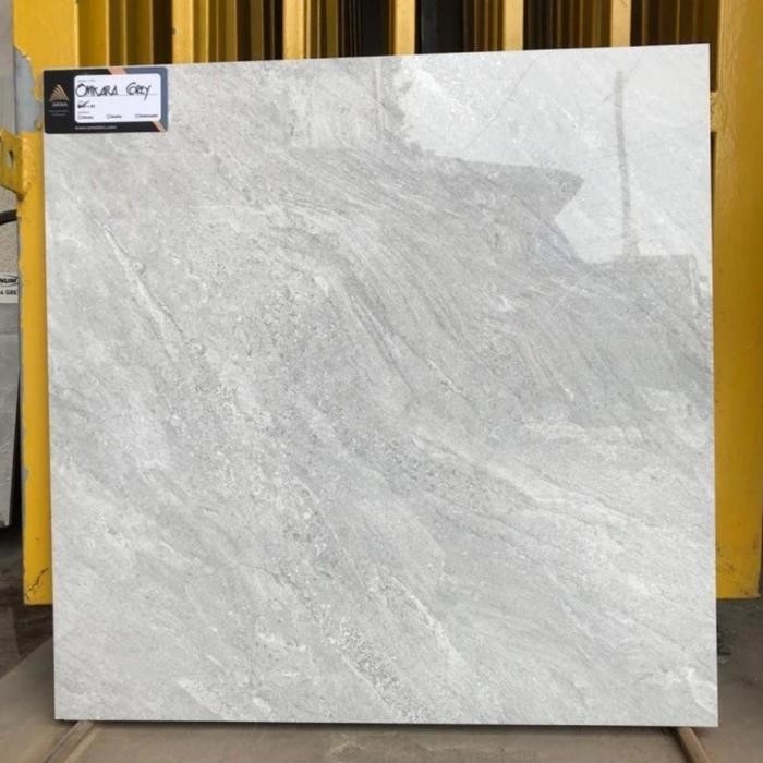Promo Granit 60X60 Glossy Arna Omkara Grey Export