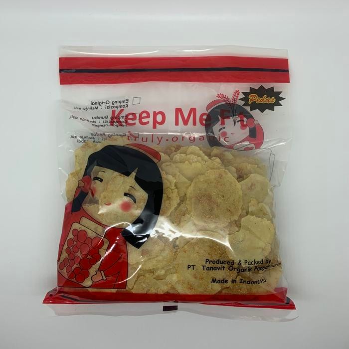 

New Emping Melinjo Organik Berbumbu (Spicy) Snack Sehat by Keep Me Fit