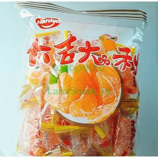 

New JELLY JERUK 500 GR / PERMEN JERUK MANDARIN / JELI JERUK NARAYA IMPORT