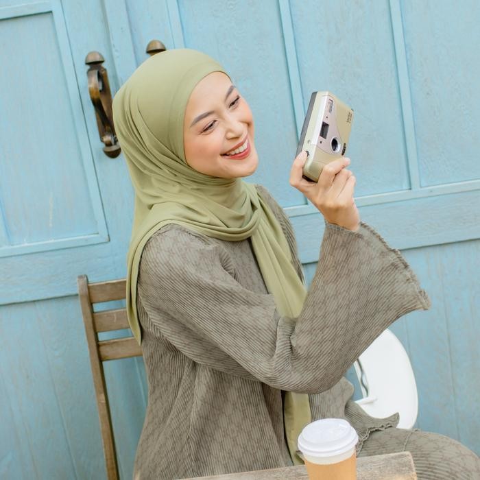 (Allthebest) Deyn Scarf - Terra Instan Scarf - Hijab Instan Jersey