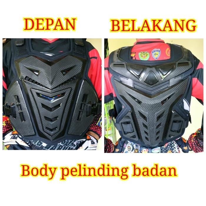 pelindung dada body protector motor cross trail adventure