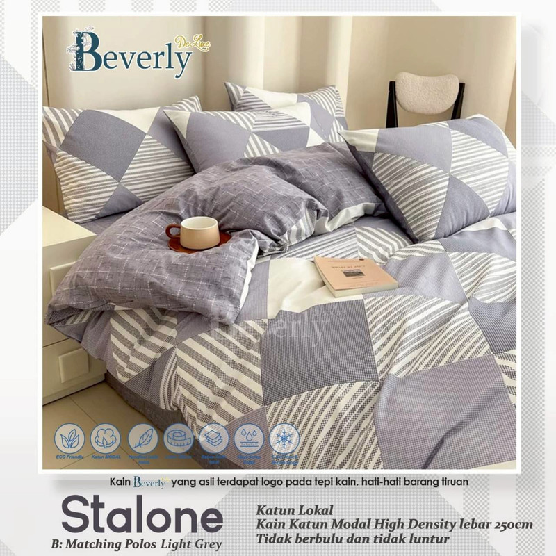 Bedcover & Sprei Premium Katun BEVERLY Motif Stalone