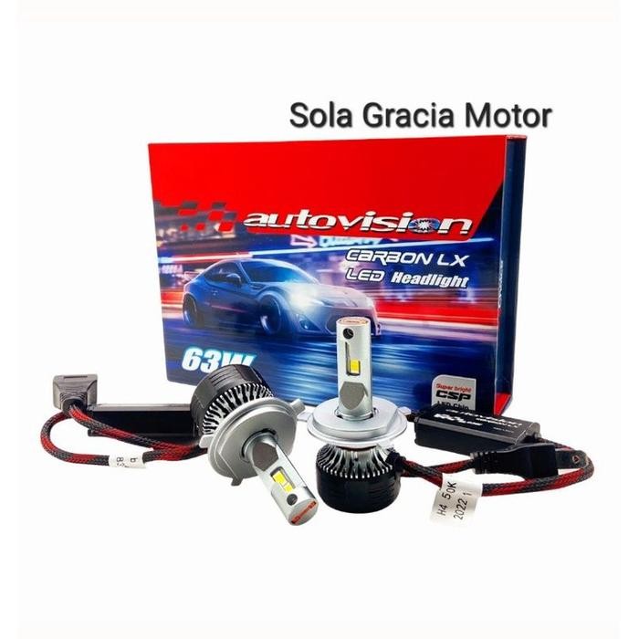 Sale Led Autovision Carbon Lx H4 / H11 / H7