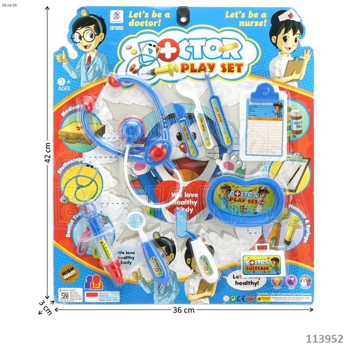[Bonanza] Mainan Dokter-dokteran Doraemon Dokter Set Doctor
