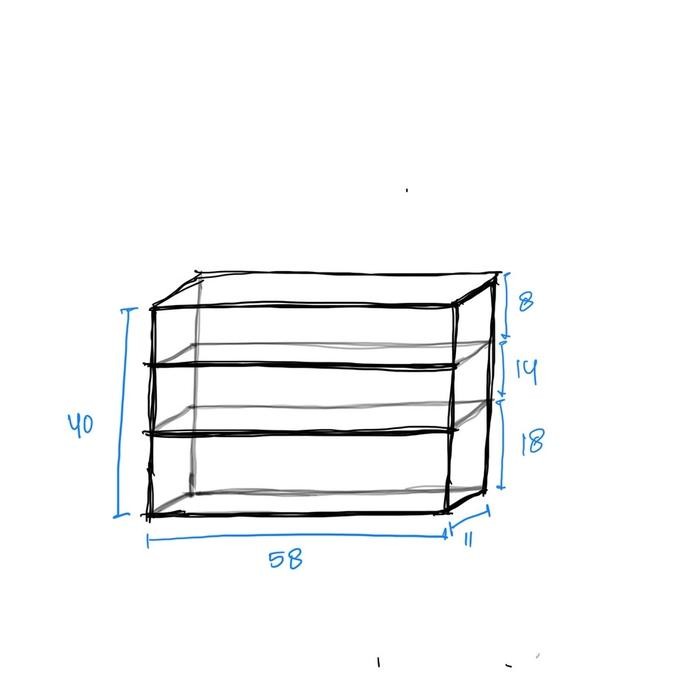 Display rak parfum akrilik/tempat koleksi parfum