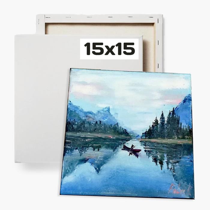 

Kanvas Lukis 15x15 cm - Painting Canvas Oil, Acrylic, Watercolor - Cat Minyak, Akrilik & Air