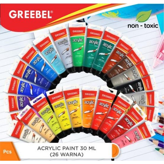 

Cat Akrilik Greebel 30ml / Greebel Acrylic Paint / Acrylic Colour