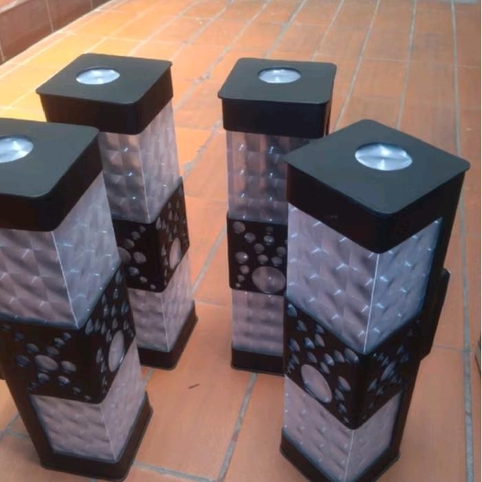 lampu hias dinding outdoor ukir lampu teras lampu kamar tidur Hitam Pvc Bohlam nimalis