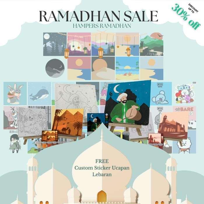 

Paint By Number Kit l DIY Paint by Number l Canvas Lukisan