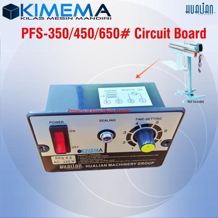 PFS 350 450 650 PCB Modul Circuit Board untuk Pedal Impulse Sealer Kode 445