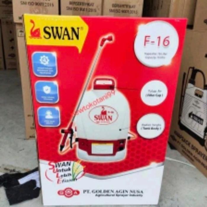 Sprayer elektrik SWAN F16 alat semprot SWAN 16 liter kep elektrik aki