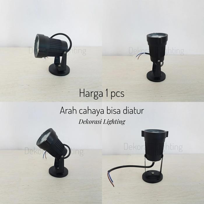 Lampu taman sorot led spotlight waterof dekor