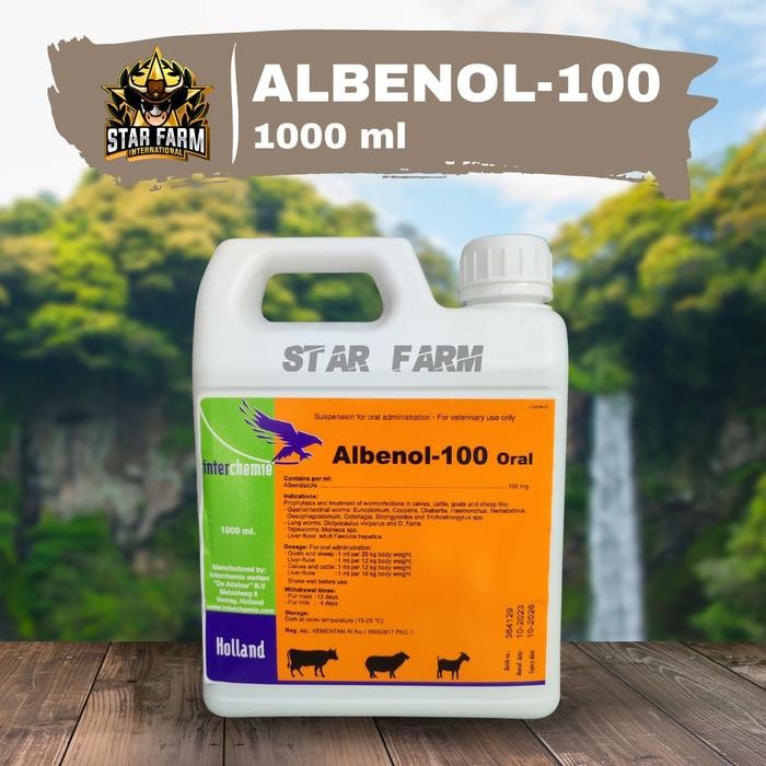 Albenol-100. Obat Cacing Sapi Kambing