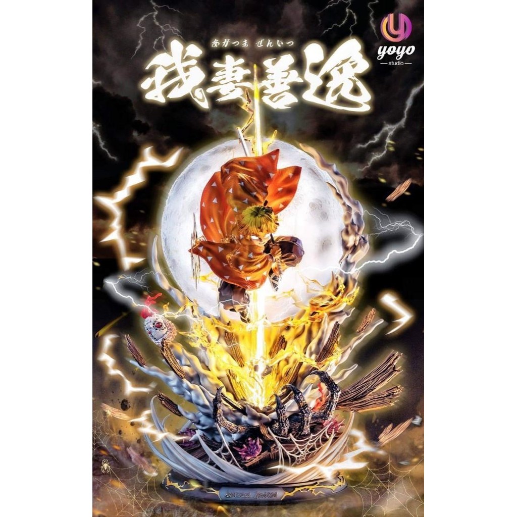 DEMON SLAYER YOYO STUDIO AGATSUMA ZENITSU GK RESIN STATUE KODE 1120