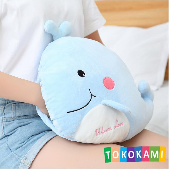 BONEKA BALMUT BANTAL SELIMUT SEA ANIMALS WHALE PAUS AND PENGUIN KODE 1039