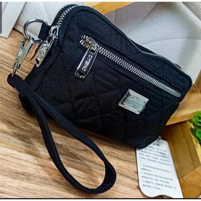 Tas selempang dompet wanita CHIBAO import 993-22 dua fungsi Kanvas