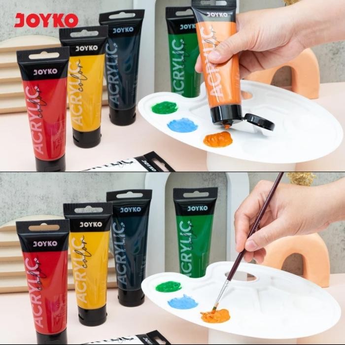 

Cat Akrilik 30 ml JOYKO /Acrylic paint cat lukis murah bagus berkualitas