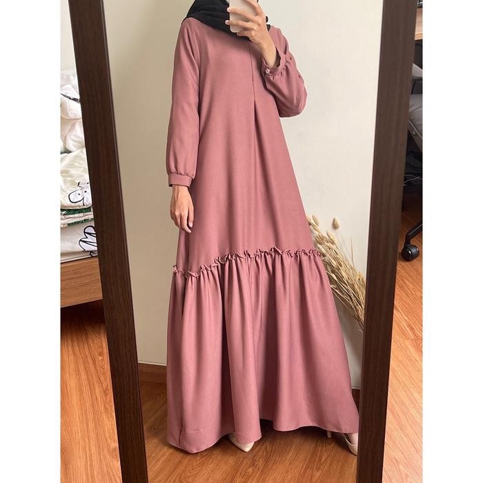 (Allthebest) Jovinna Gamis Maxi Dress Muslim Wanita