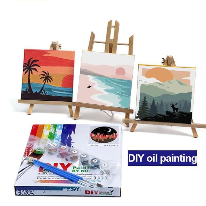 

[COD] Paint by Numbers KitPainting Kit Paint by Number Paint Kit 30x40cm DIY Paper Water