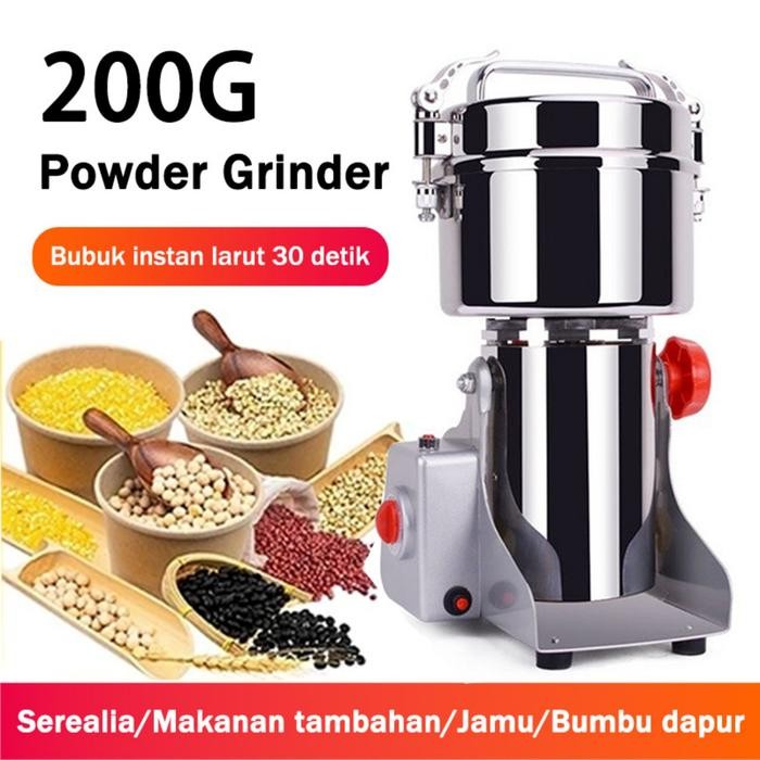 Terbaru Mesin Penepung Listrik Powder Grinder Giling Bumbu Kering Penggiling Bumbu Giling Tepung