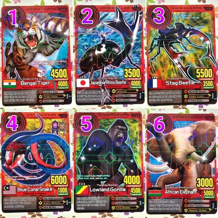 animal kaiser normal animal fighter satuan evo 8