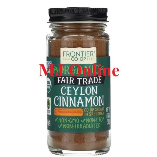 

DISKON Frontier Natural Products Organic Ceylon Cinon 50gr - kayu manis READY STOCK
