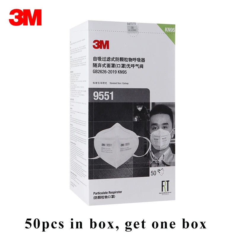 KN95 Mask 3M 9551 Mask Dust 9501 Updated Industrial Anti-Ash Anti-Haze Protective Mask Anti-Particle