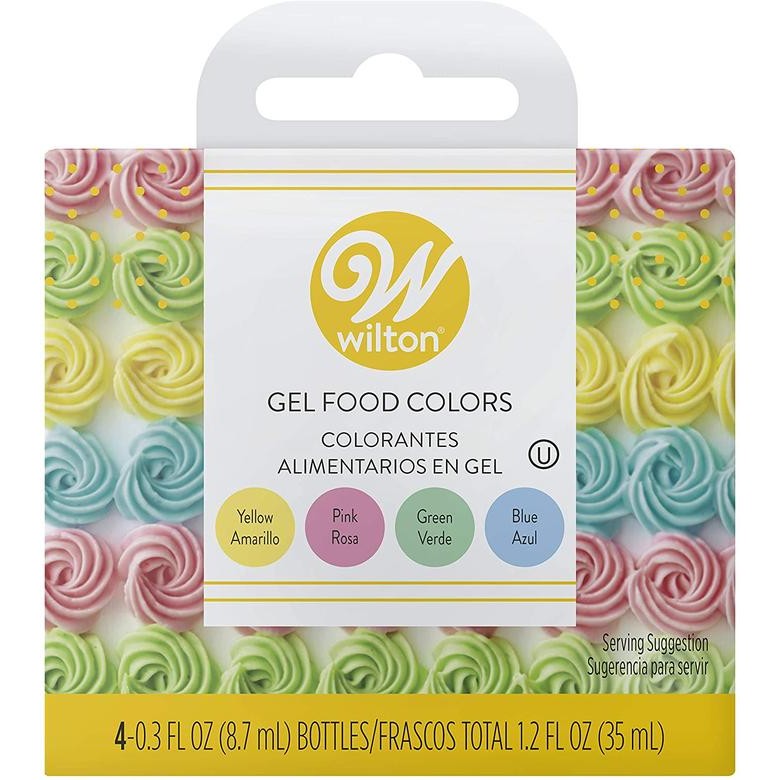 

Wilton Primary Gel Food Color, Gel Icing Color, Set of 4, Pewarna Kue