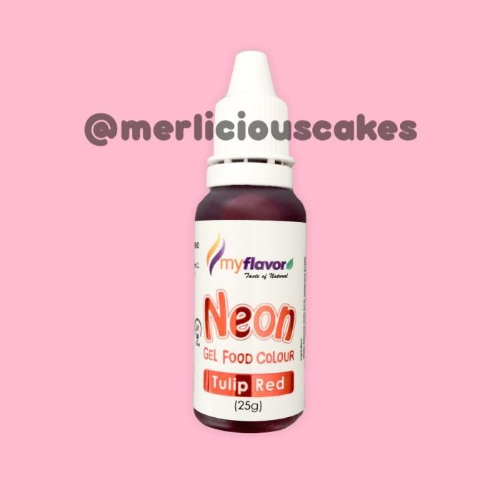 

Tulip Red Neon Gel My Flavor Food Color Food Colour Pewarna Makanan
