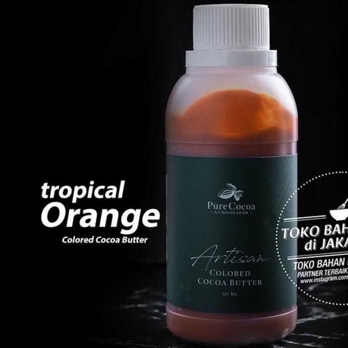 

Pure Cocoa Artisan Chocolate Coloring ORANGE Cocoa Butter Pewarna Cake Pewarna Makanan Jingga
